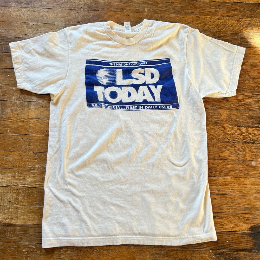 Rare FSG Prints LSD Today Graphic Tee Tultex Tee Medium